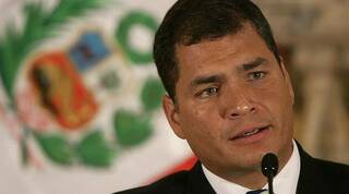 Nueva crítica del Presidente Correa de Ecuador a defensores de la 
