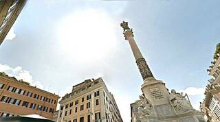 La desconocida historia de la columna que en Roma honra al dogma de la Inmaculada