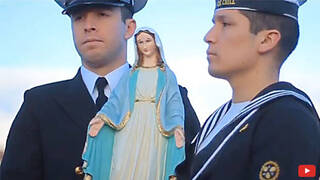 El amor por la Virgen María de los marinos chilenos que navegan al fin del mundo